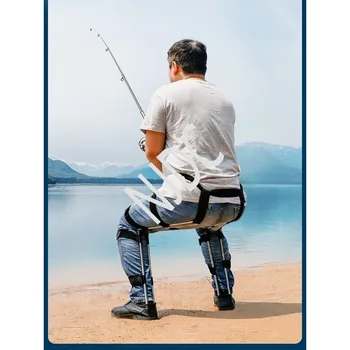 Prenosné Športové Nosenie Neviditeľné Sedadlo Sklopné Stolica Exoskeleton Sebe Stoličky, Rybárske Cestovné Multifunkčné Sedadla